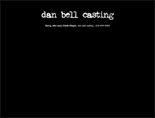 Tablet Screenshot of danbellcasting.com